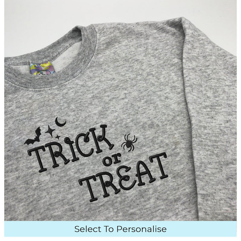 Kids sweatshirt Halloween trick or treat