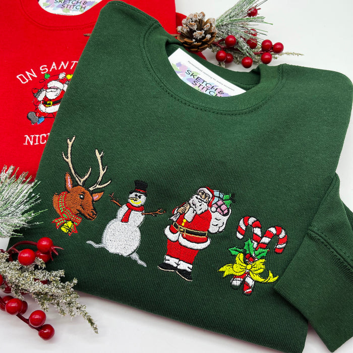 Kids sweatshirt Christmas characters