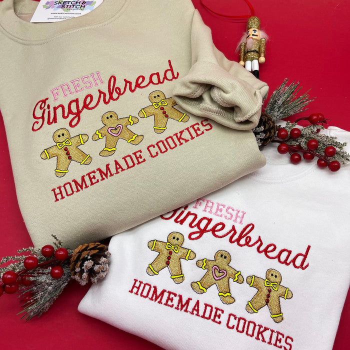 Kids 9-11 sample Christmas cookies sweatshirt