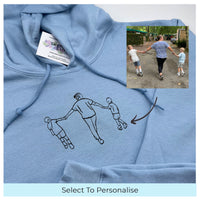 Mother's Day Personalised Photo Outline Women's Hoodie