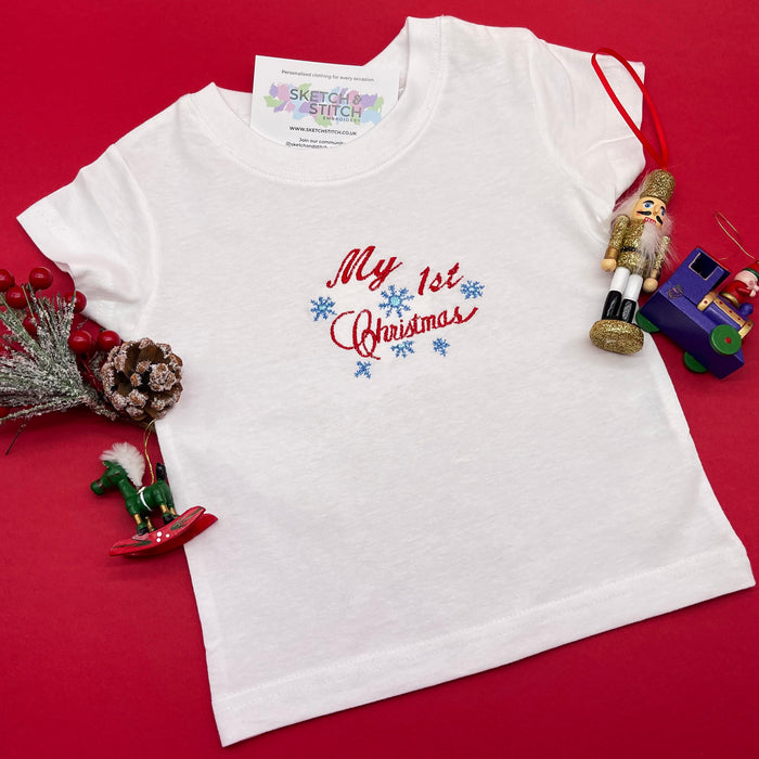 Baby first Christmas t-shirt