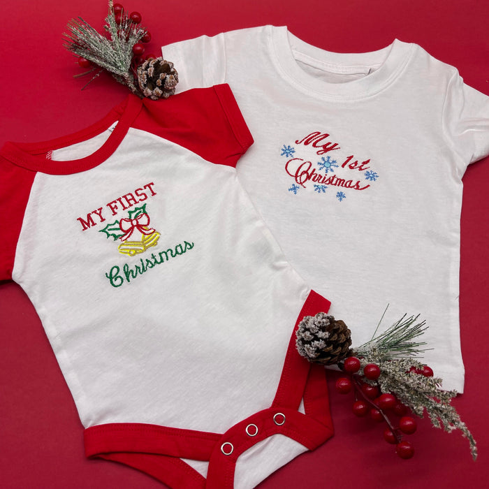 Baby first Christmas t-shirt