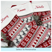 Personalised Classic Christmas Stockings