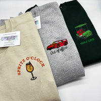 Adult sweatshirt  personalised illustration