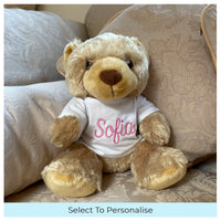 Personalised classic teddy bear