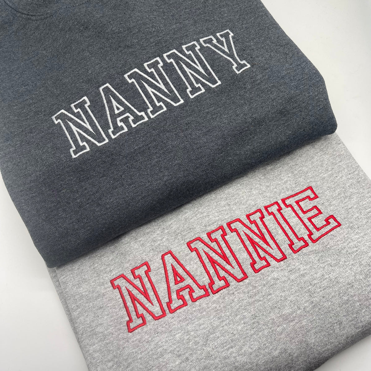 Adult sweatshirt personalised text or initials