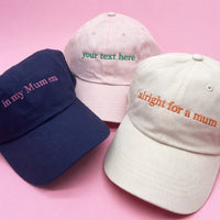 Personalised Mum Slogan Women's Cap
