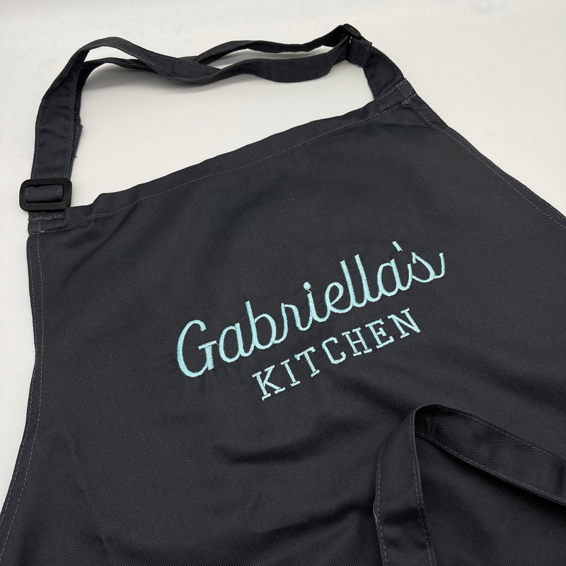 Adults personalised name apron