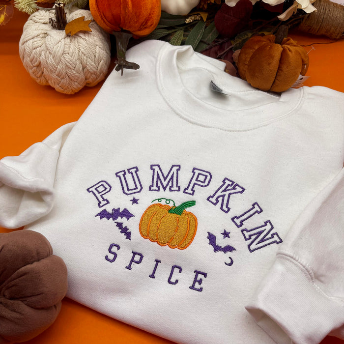 Adult sweatshirt Halloween pumpkin spice