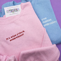 Adult sweatshirt off my tits on slogan