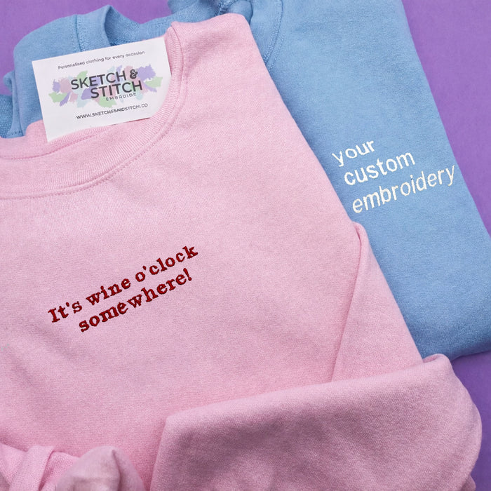 Adult sweatshirt off my tits on slogan