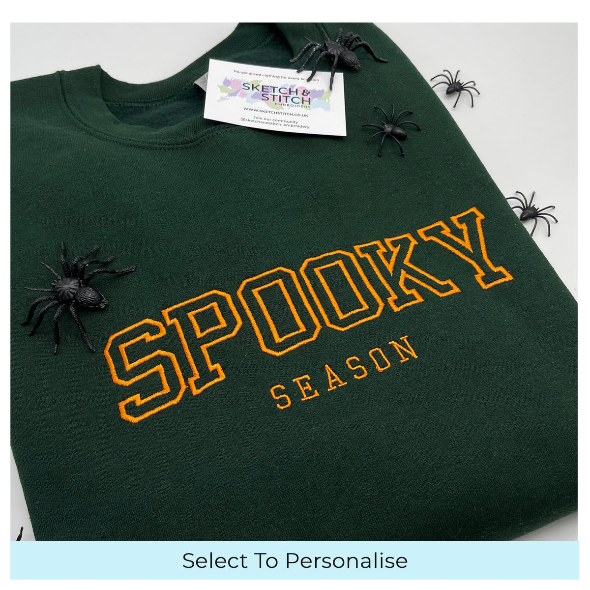 Adult sweatshirt Halloween spooky season