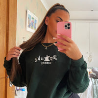 Adult sweatshirt Halloween spooky ghost