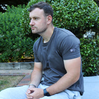 Adult t-shirt personalised sleeve text