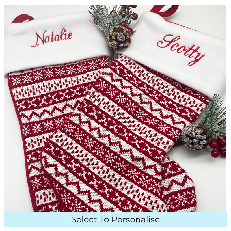 Personalised Christmas stocking bundle- Two