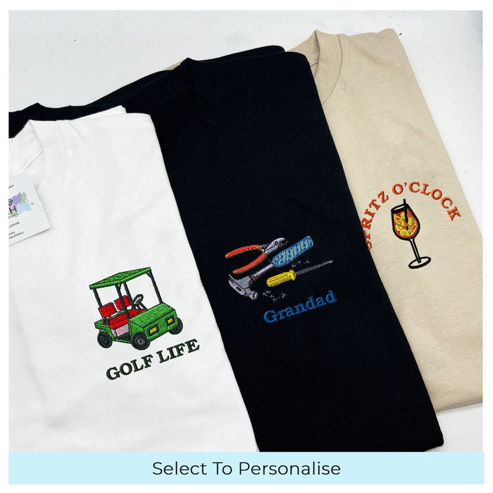 Adult t-shirt personalised illustration