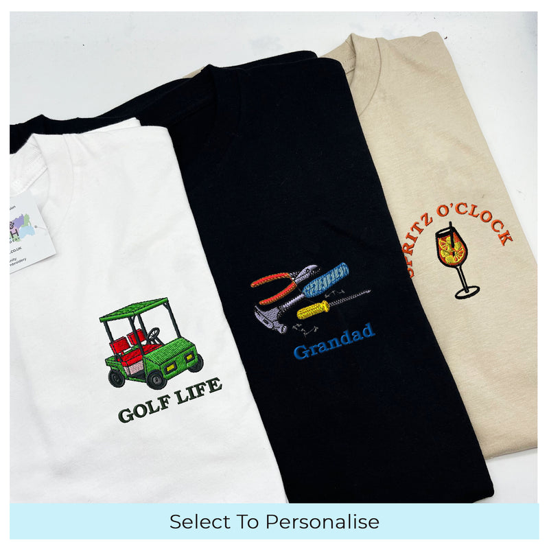 Adult t-shirt personalised illustration