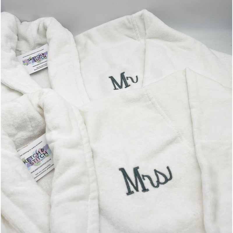 Matching Personalised Dressing Gown. A great customised gifts for birthday, personalised gifts for mum and personalised birthday gifts.