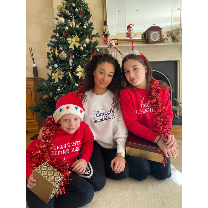 Kids Define Good Christmas Sweatshirt
