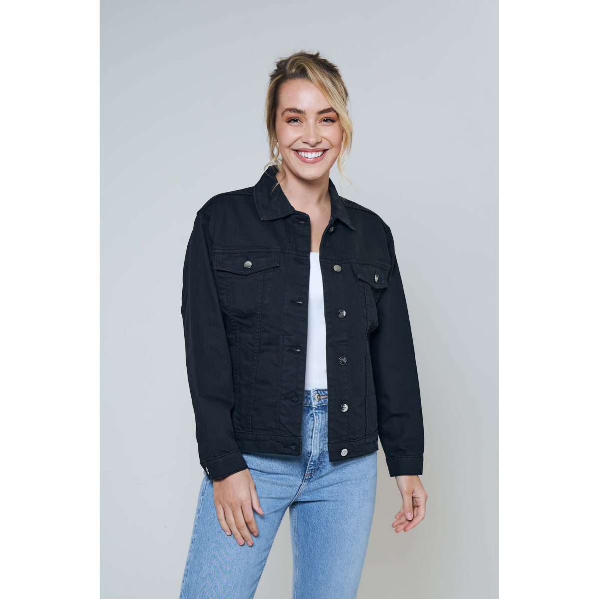 Amore Embroidered Denim Jacket