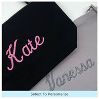 Medium accessory bag  personalised text