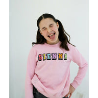 Kids sweatshirt personalised 3D text or initials