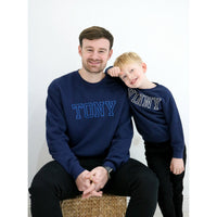 Kids sweatshirt personalised text