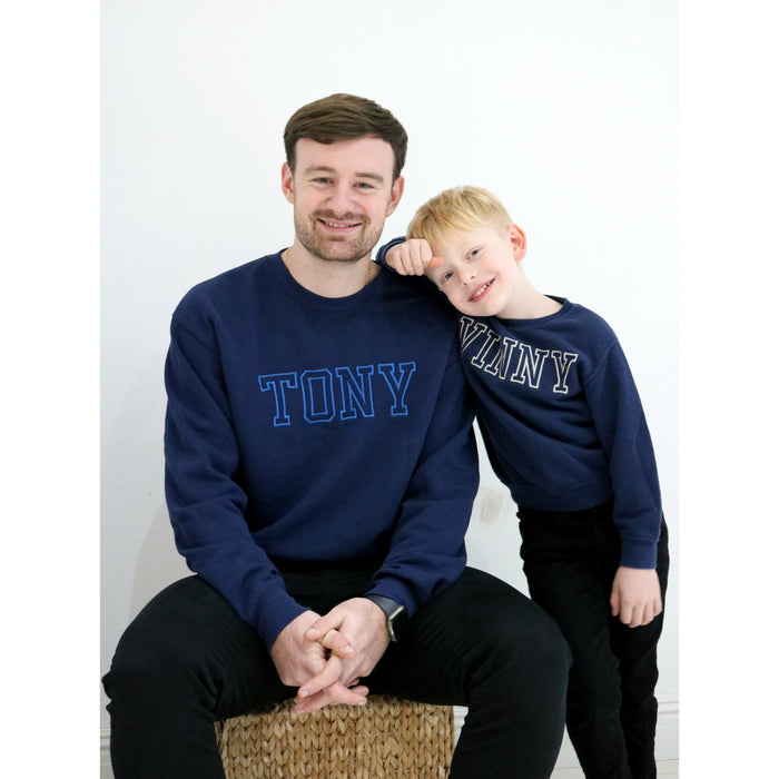 Kids Sweatshirt With Personalised Text