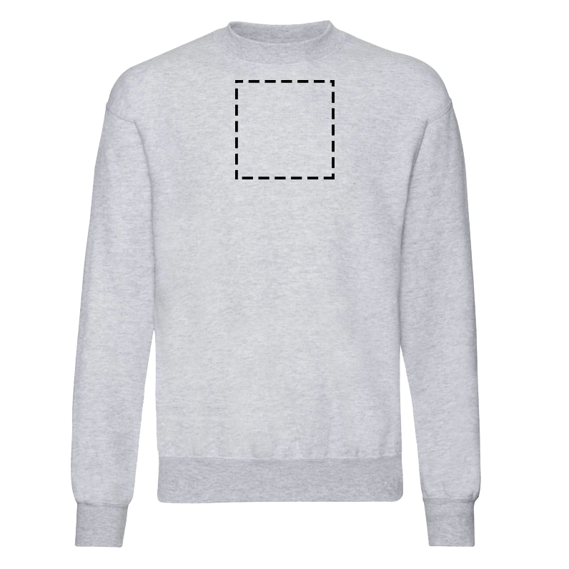 Adult sweatshirt personalised photo outline