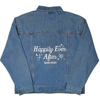Happily Ever After Personalised Denim Jacket
