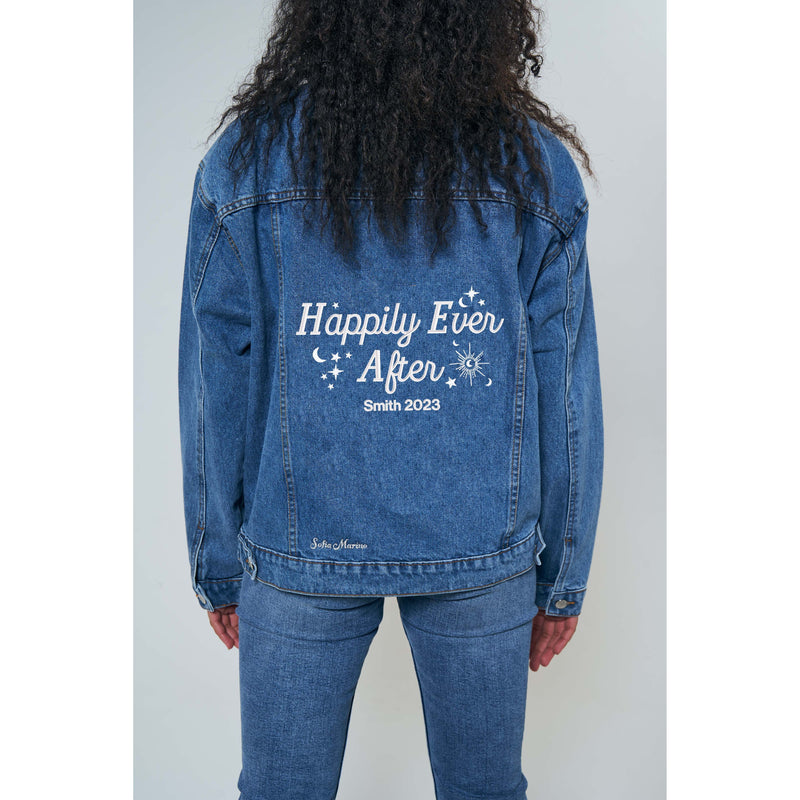 Happily Ever After Personalised Denim Jacket