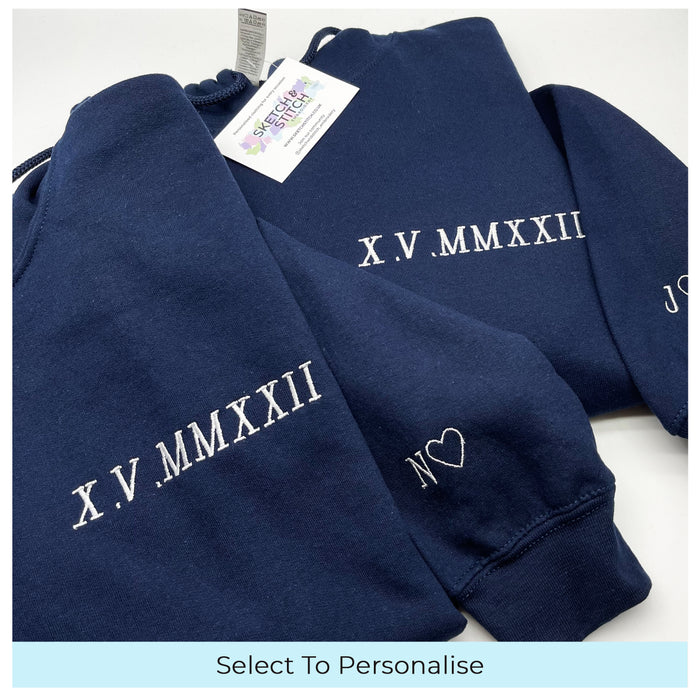 Matching Date Hoodie. The perfect personalised gifts for him and customisable hoodies.