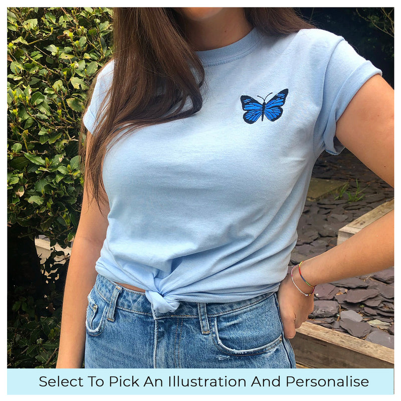 Adult T-shirt with Personalised Illustrations