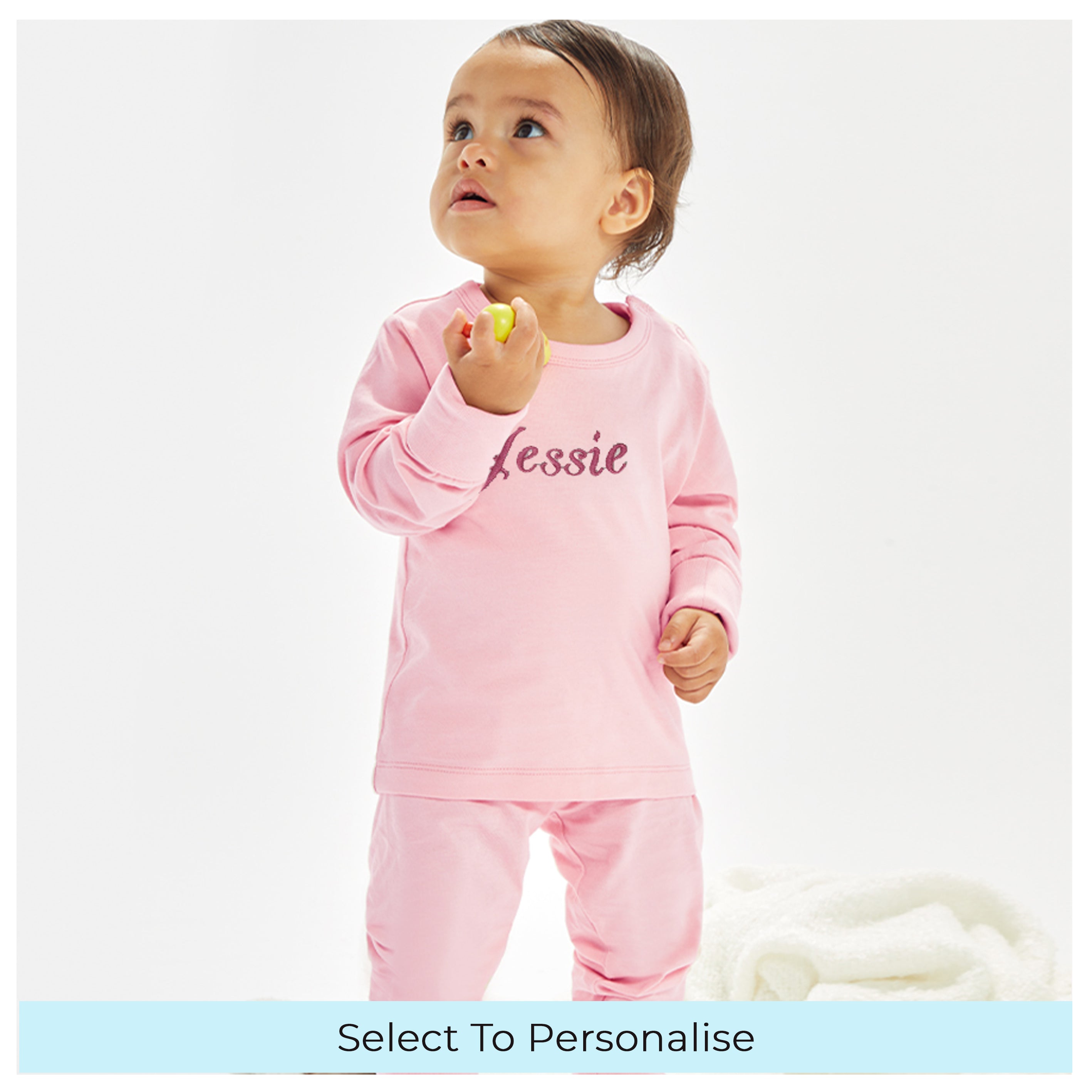 Personalised sales baby loungewear