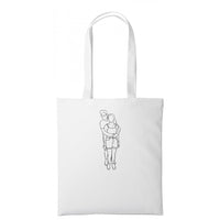 Tote bag personalised photo outline